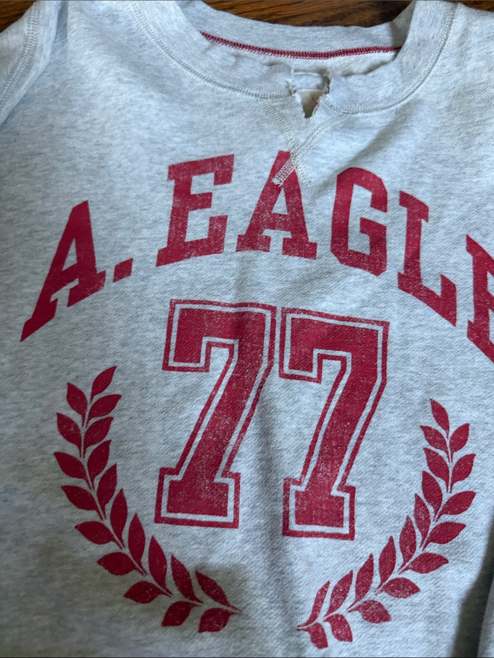 American eagle crewneck grey sweatshirts - size M - bundle of 3 - Picture 4 of 4